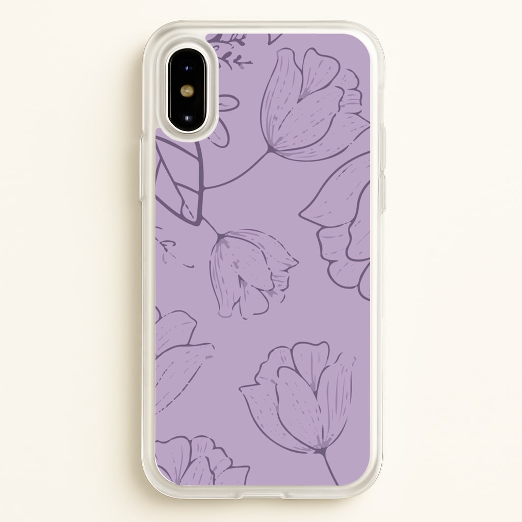 Tulips - Foliage  - Foliage Phone Case for iPhone X / XS