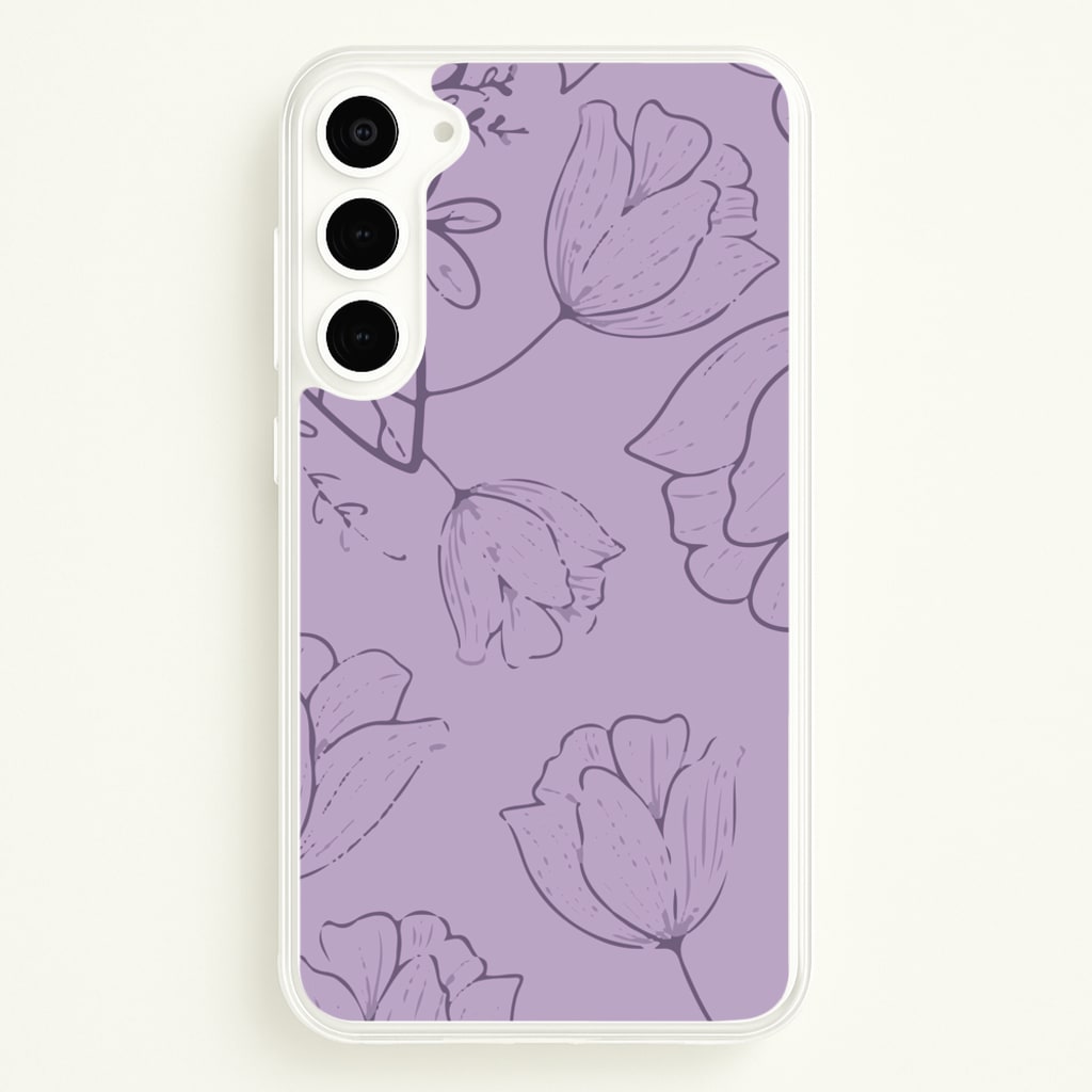 Tulips - Foliage  - Foliage Phone Case for Galaxy S23