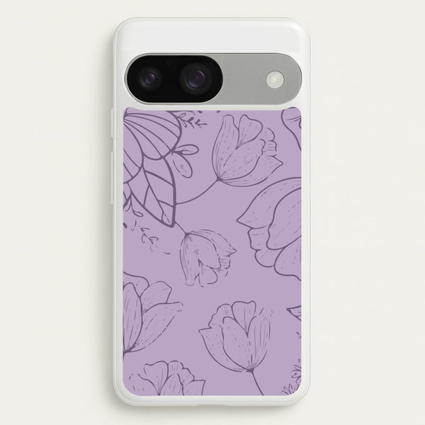 Tulips - Foliage  - Foliage Phone Case for Google Pixel 9 / 9 Pro