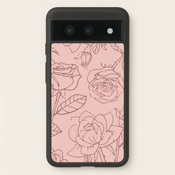 Roses - Foliage  - Foliage Phone Case for Google Pixel 8a