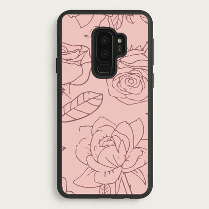 Roses - Foliage  - Foliage Phone Case for Galaxy S9 Plus