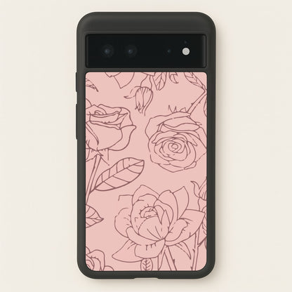Roses - Foliage  - Foliage Phone Case for Google Pixel 6