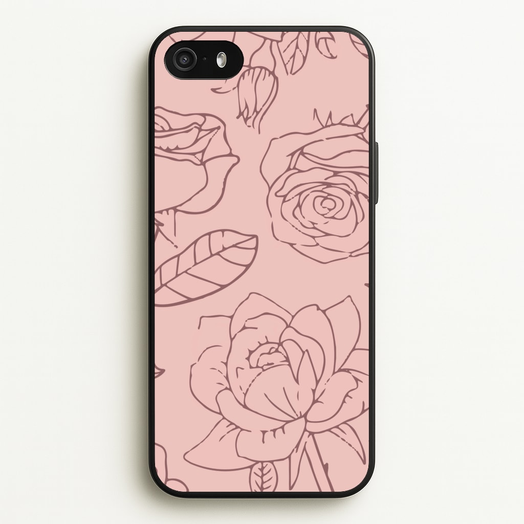 Roses - Foliage  - Foliage Phone Case for iPhone 5 / 5s / SE 2016