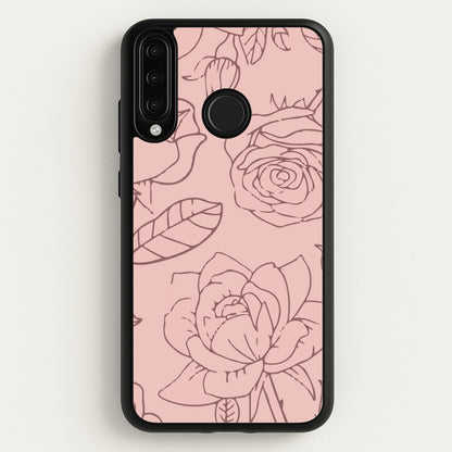 Roses - Foliage  - Foliage Phone Case for Huawei P30 Lite