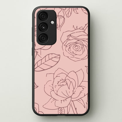 Roses - Foliage  - Foliage Phone Case for Galaxy A35