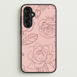 Roses - Foliage  - Foliage Phone Case for Galaxy A14