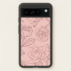 Roses - Foliage  - Foliage Phone Case for Google Pixel 8 Pro