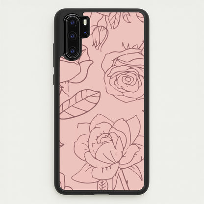 Roses - Foliage  - Foliage Phone Case for Huawei P30 Pro