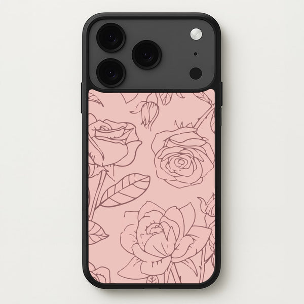 Roses - Foliage Phone Case for iPhone 17 Pro Max