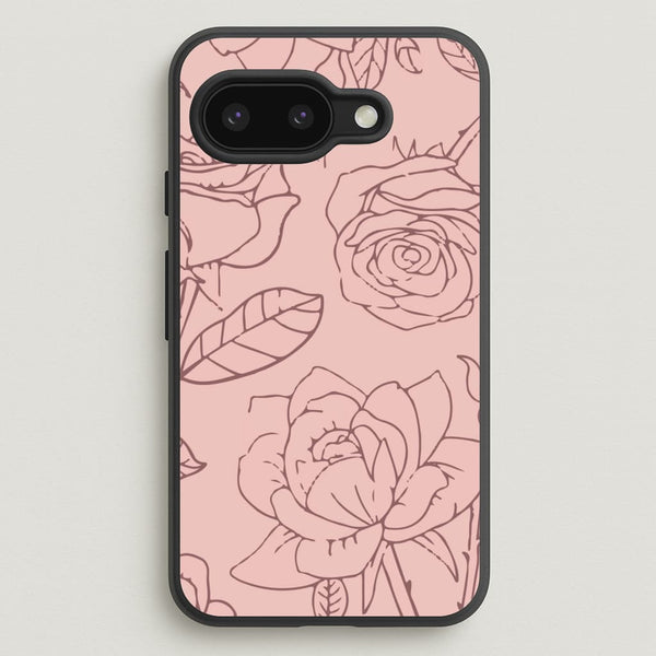 Roses - Foliage  - Foliage Phone Case for Google Pixel 9a