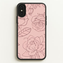 Roses - Foliage  - Foliage Phone Case for iPhone XS Max