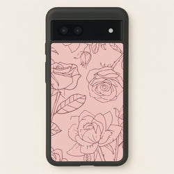Roses - Foliage  - Foliage Phone Case for Google Pixel 7a