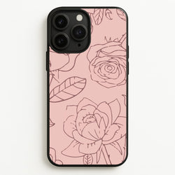 Roses - Foliage  - Foliage Phone Case for iPhone 11 Pro