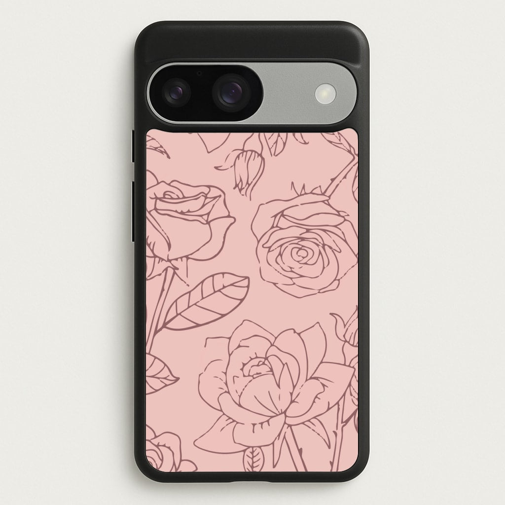 Roses - Foliage  - Foliage Phone Case for Google Pixel 9 / 9 Pro