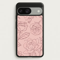 Roses - Foliage  - Foliage Phone Case for Google Pixel 9 / 9 Pro