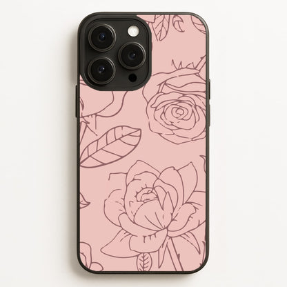 Roses - Foliage  - Foliage Phone Case for iPhone 12 Pro Max