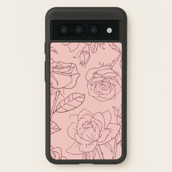 Roses - Foliage  - Foliage Phone Case for Google Pixel 7 Pro