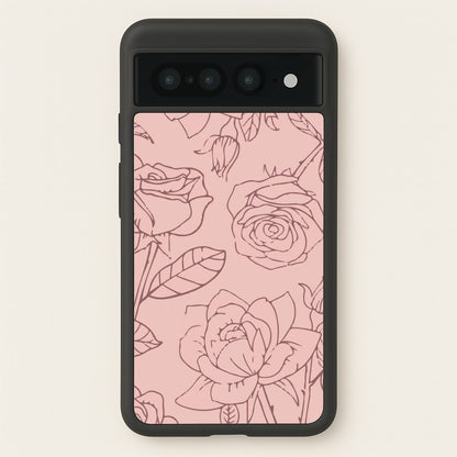 Roses - Foliage  - Foliage Phone Case for Google Pixel 7 Pro