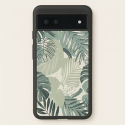 Green Leaf Pattern - Foliage  - Foliage Phone Case for Google Pixel 7a