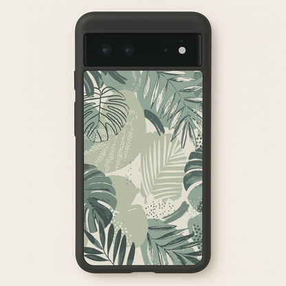 Green Leaf Pattern - Foliage  - Foliage Phone Case for Google Pixel 6
