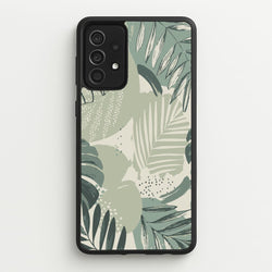 Green Leaf Pattern - Foliage  - Foliage Phone Case for Galaxy A52 / A52s