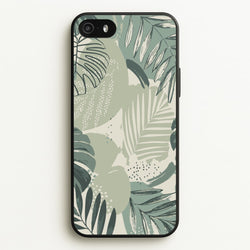 Green Leaf Pattern - Foliage  - Foliage Phone Case for iPhone 5 / 5s / SE 2016