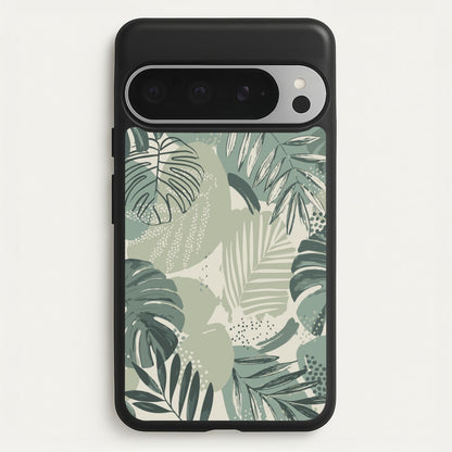 Green Leaf Pattern - Foliage  - Foliage Phone Case for Google Pixel 9 Pro XL