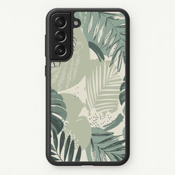 Green Leaf Pattern - Foliage  - Foliage Phone Case for Galaxy S21