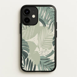 Green Leaf Pattern - Foliage  - Foliage Phone Case for iPhone 12 / 12 Pro