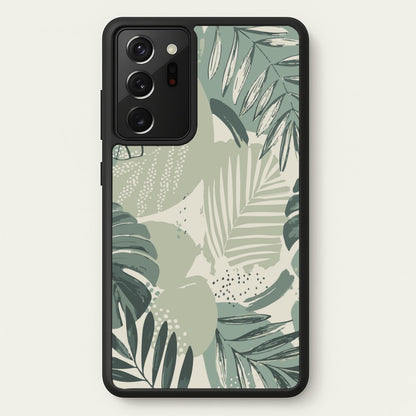 Green Leaf Pattern - Foliage  - Foliage Phone Case for Galaxy Note 20 Ultra