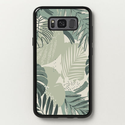 Green Leaf Pattern - Foliage  - Foliage Phone Case for Galaxy S8 Plus