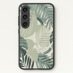 Green Leaf Pattern - Foliage  - Foliage Phone Case for Galaxy S24 Plus