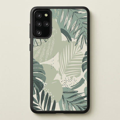 Green Leaf Pattern - Foliage  - Foliage Phone Case for Galaxy S20 Plus