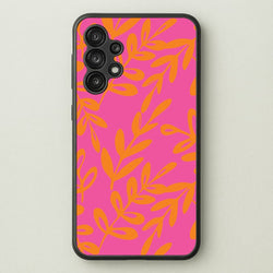 Pink & Orange Leaves - Foliage  - Foliage Phone Case for Galaxy A13