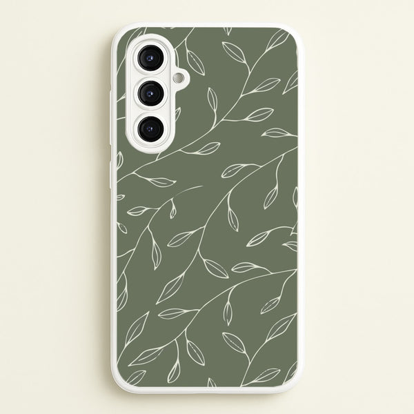 Thin Leaves - Foliage  - Foliage Phone Case for Galaxy A16