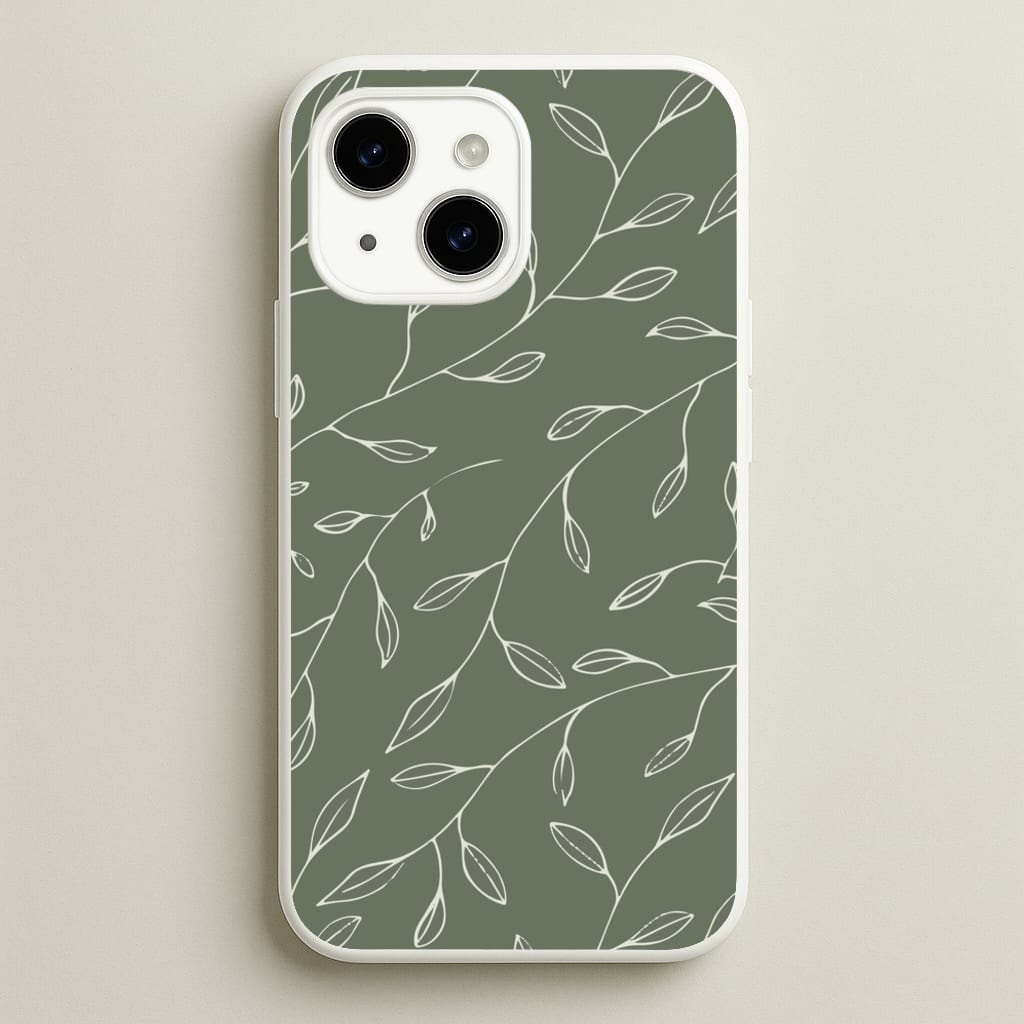 Thin Leaves - Foliage  - Foliage Phone Case for iPhone 15