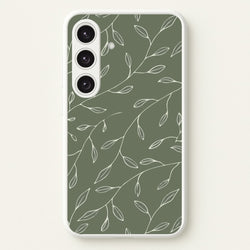 Thin Leaves - Foliage  - Foliage Phone Case for Galaxy S25