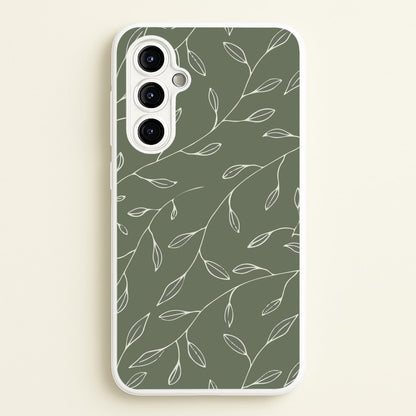 Thin Leaves - Foliage  - Foliage Phone Case for Galaxy A54