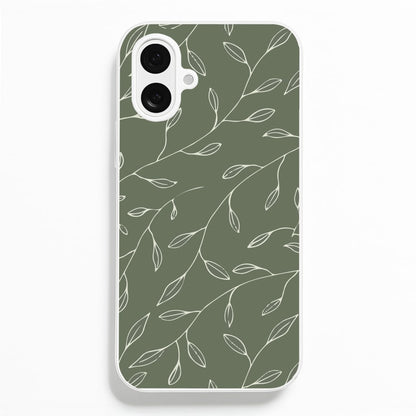Thin Leaves - Foliage  - Foliage Phone Case for iPhone 16 Plus