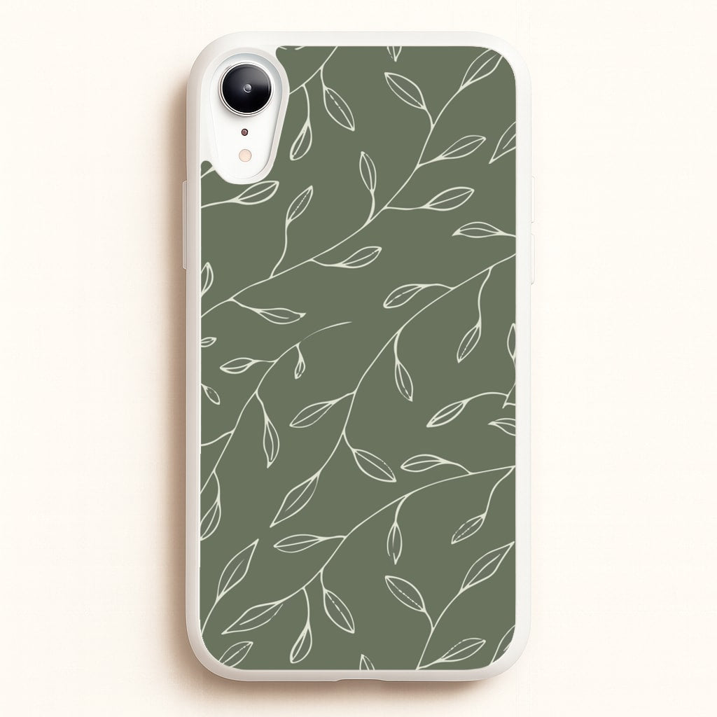 Thin Leaves - Foliage  - Foliage Phone Case for iPhone XR