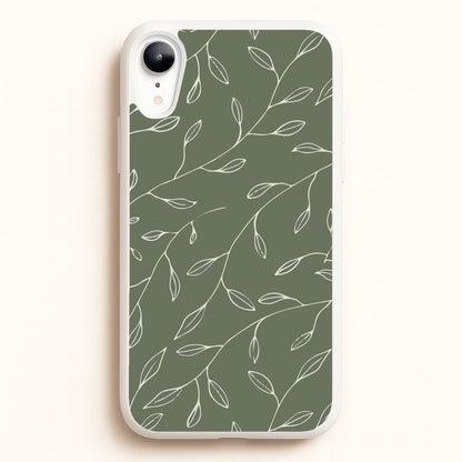 Thin Leaves - Foliage  - Foliage Phone Case for iPhone XR