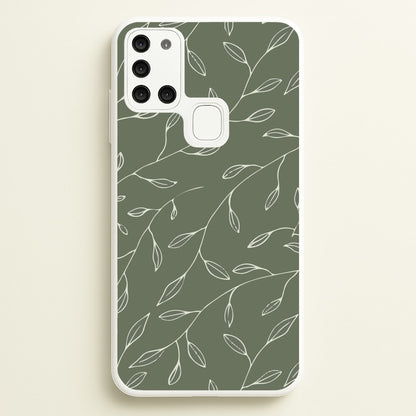 Thin Leaves - Foliage  - Foliage Phone Case for Galaxy A21s