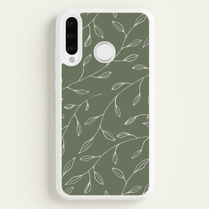 Thin Leaves - Foliage  - Foliage Phone Case for Huawei P30 Lite