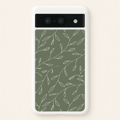Thin Leaves - Foliage  - Foliage Phone Case for Google Pixel 8
