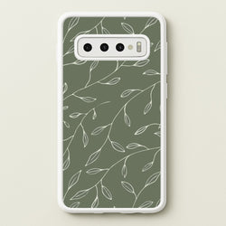Thin Leaves - Foliage  - Foliage Phone Case for Galaxy S10