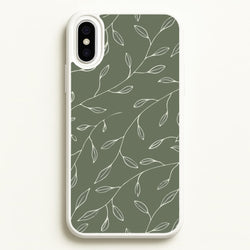 Thin Leaves - Foliage  - Foliage Phone Case for iPhone XS Max