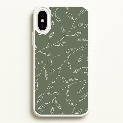 Thin Leaves - Foliage  - Foliage Phone Case for iPhone XS Max
