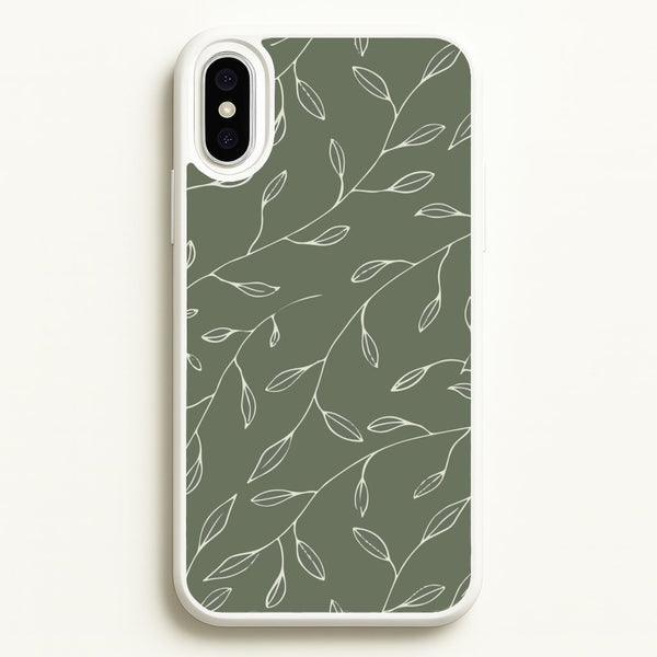 Thin Leaves - Foliage  - Foliage Phone Case for iPhone XS Max