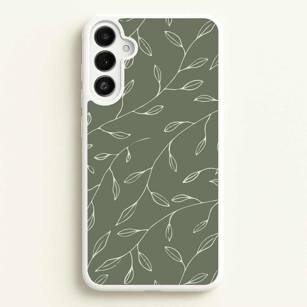 Thin Leaves - Foliage  - Foliage Phone Case for Galaxy A34