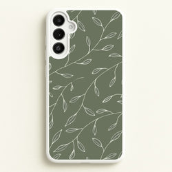 Thin Leaves - Foliage  - Foliage Phone Case for Galaxy A34